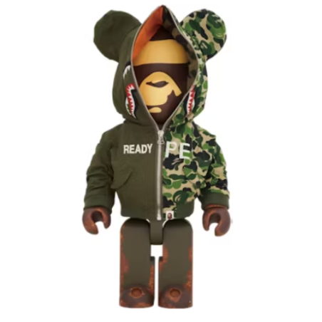 Bearbrick x Readymade x A Bathing Ape 1000%