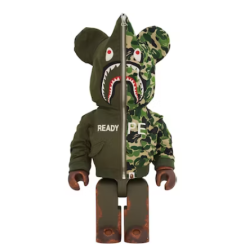 Bearbrick x Readymade x A Bathing Ape 1000%